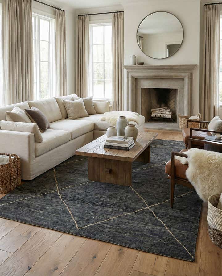 6' 5 x 10' Hand Knotted Darya Wool Rug