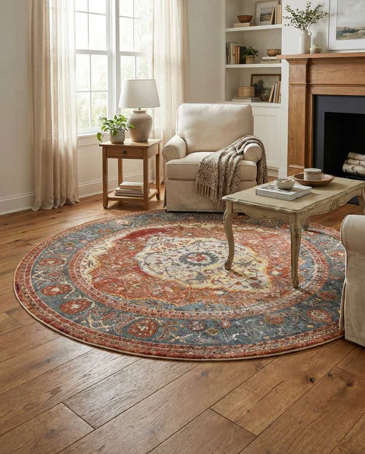 7' x 7' Santiago Round Rug
