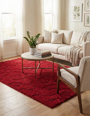 5' x 8' Botanical Shag Rug