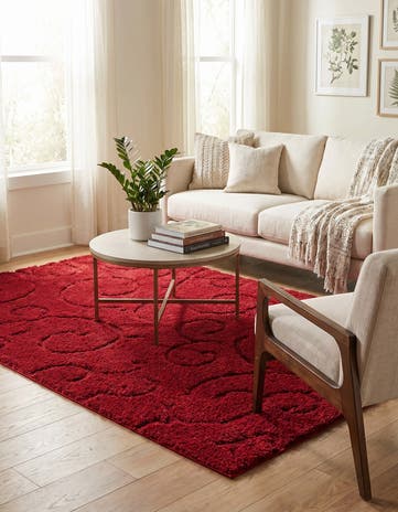 5' x 8' Botanical Shag Rug