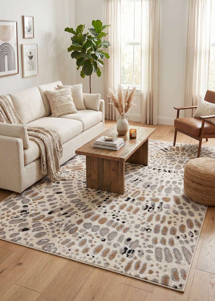 9' x 12' Sepia Rug