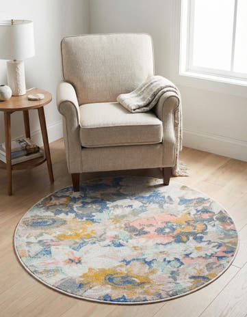 Lotus Round Rug