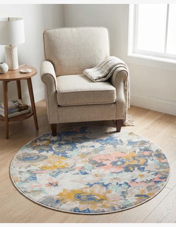 Lotus Round Rug