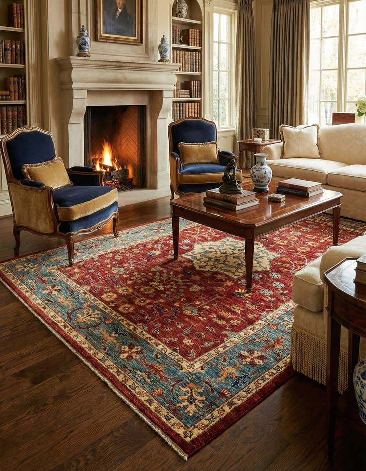 Detail image of 5' 8 x 7' 11 Sara Rug