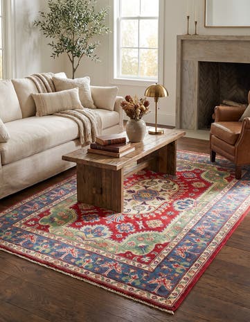 120cm x 190cm Hand Knotted Kazak Rug