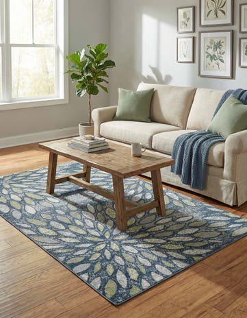 Navy Blue Charleston Rug