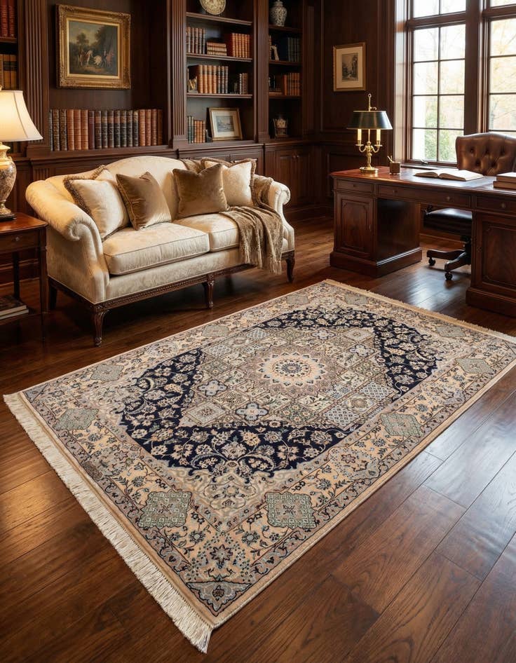 Detail image of 4' 2 x 6' 2 Nain Rug