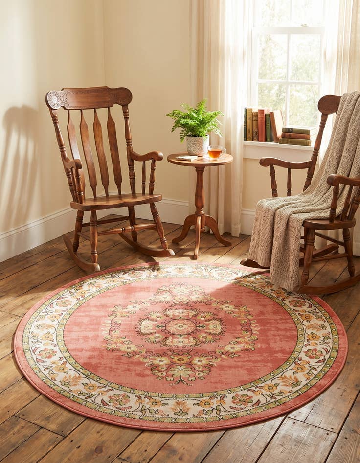 Detail image of 5' 3 x 5' 3 Lucerne Round Rug