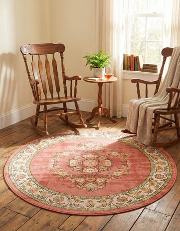 5' 3 x 5' 3 Lucerne Round Rug