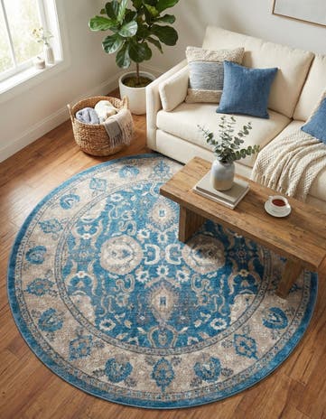 6' x 6' Viola Round Rug
