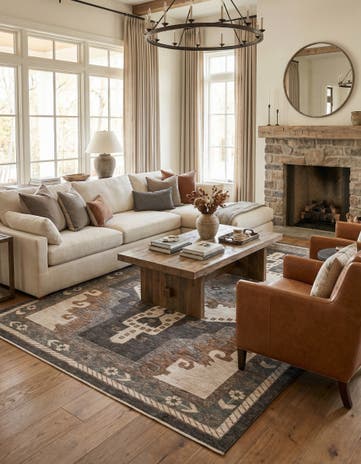 Blue Grand Tradition Rug