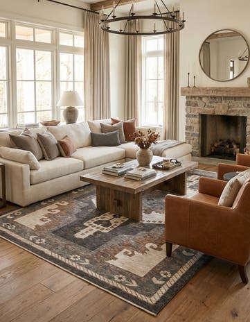 Blue Grand Tradition Rug