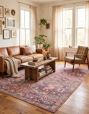 6' x 9' Washable Nostalgia Rug