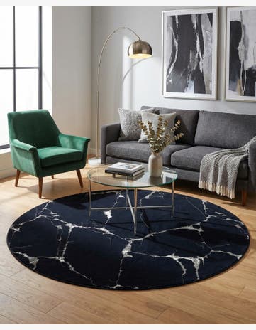 6' x 6' Vogue Geo Round Rug