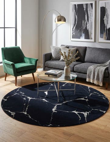 6' x 6' Vogue Geo Round Rug