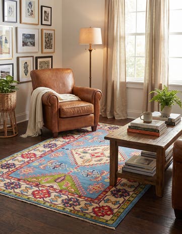 3' 4 x 5' Hand Knotted Kazak Rug