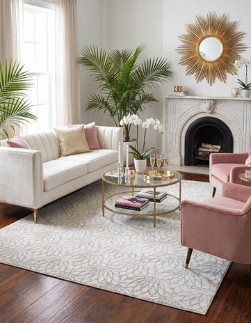 10' x 13' Marilyn Monroe™ Glam Dahlia Rug