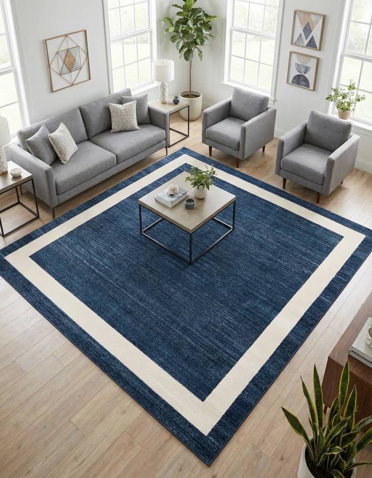 Detail image of 7' 10 x 7' 10 Angelica Square Rug