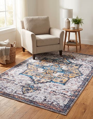 4' x 6' Washable Francesca Rug