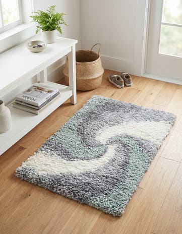 Sage Green Soft Touch Shag Rug