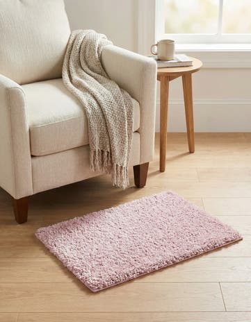 2' x 3' Soft Solid Shag Rug