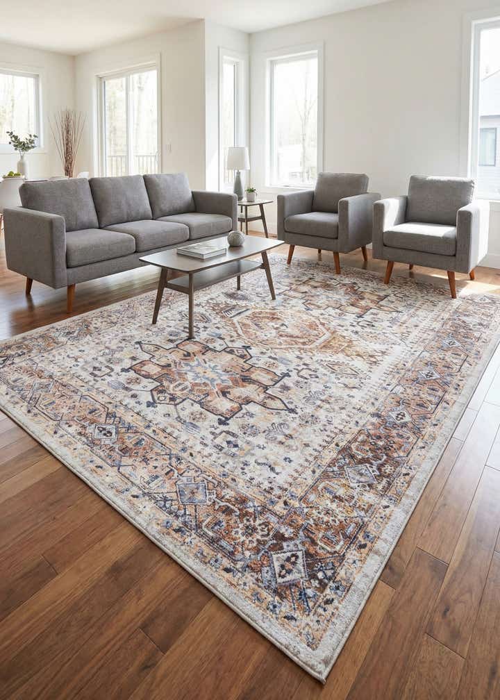 7' 1 x 10' Washable Yara Rug