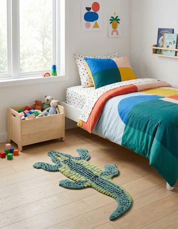 1' 6 x 3' 1 Playtime Kids Wool Freeform Rug