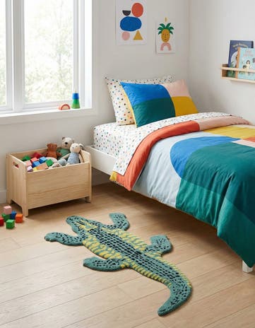 1' 6 x 3' 1 Playtime Kids Wool Freeform Rug