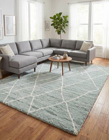 9' 10 x 13' Soft Touch Shag Rug