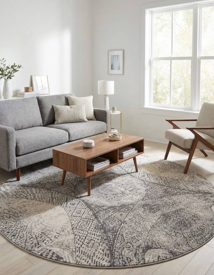 Detail image of 7' x 7' Monte Carlo Round Rug