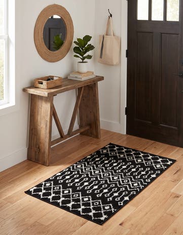 2' x 3' Moroccan Trellis Rug