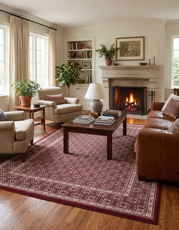 160cm x 245cm Nain Design Rug
