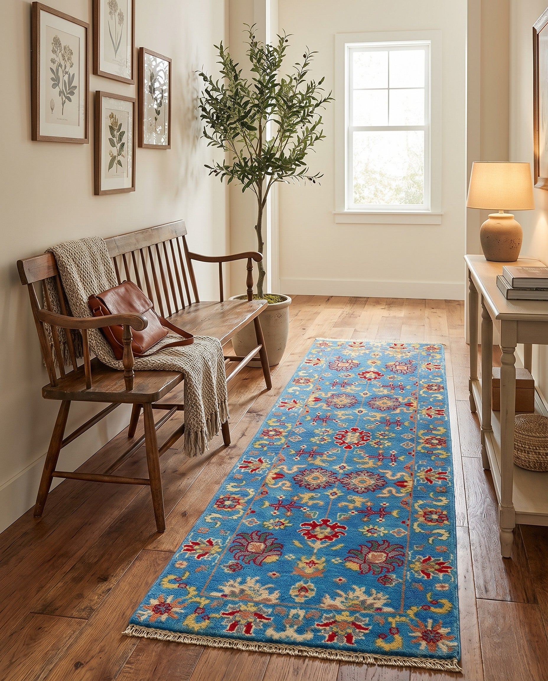1' 10 x 6' 3 Hand Knotted Kazak Runner Rug