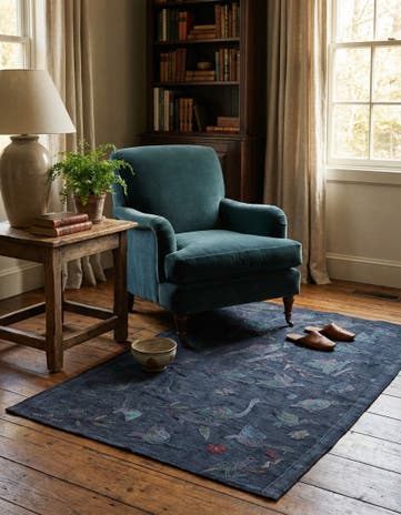 3' 1 x 4' 8 Hand Woven Kilim Suzani Wool Rug
