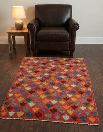 3' 6 x 4' 10 Hand Knotted Balouch Rug