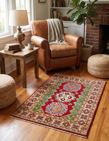 2' 2 x 3' 1 Hand Knotted Kazak Rug