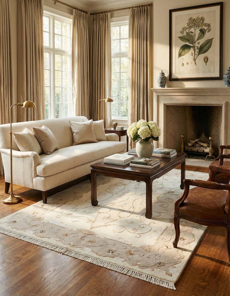 Detail image of 4' 1 x 6' Darya Rug