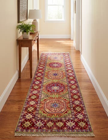 2' 1 x 5' 6 Hand Knotted Kazak Runner Rug