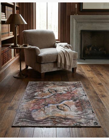 3' 2 x 4' Hand Knotted Ultra Vintage Persian Wool Rug