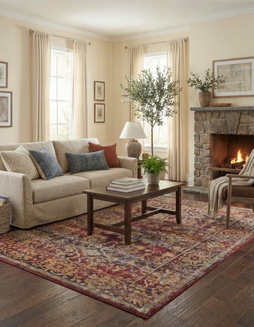 Rust Red Lexington Rug