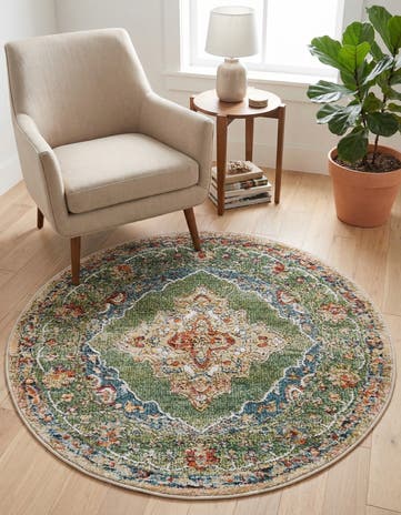 3' 3 x 3' 3 Isabella Round Rug