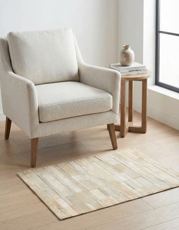 2' 2 x 3' Cowhide Rug