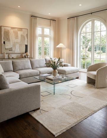 6' 7 x 9' 10 Hand Knotted Darya Rug