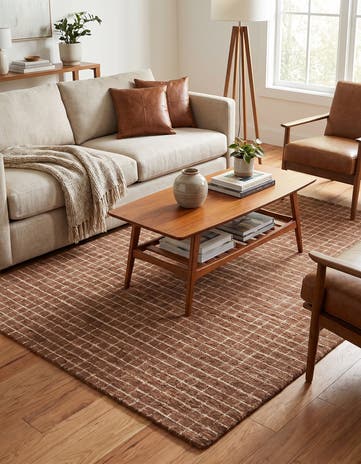 5' 1 x 8' Heritage Line Wool Rug