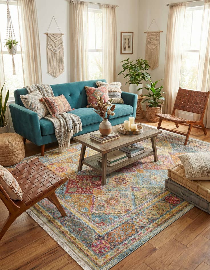 Detail image of 8' x 11' Santiago Rug