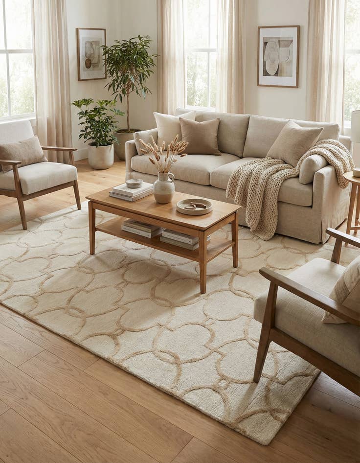 Detail image of 5' 1 x 7' 6 Luna Rug