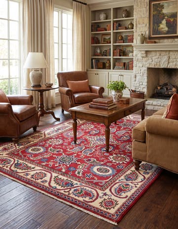 5' x 6' 10 Hand Knotted Kazak Rug