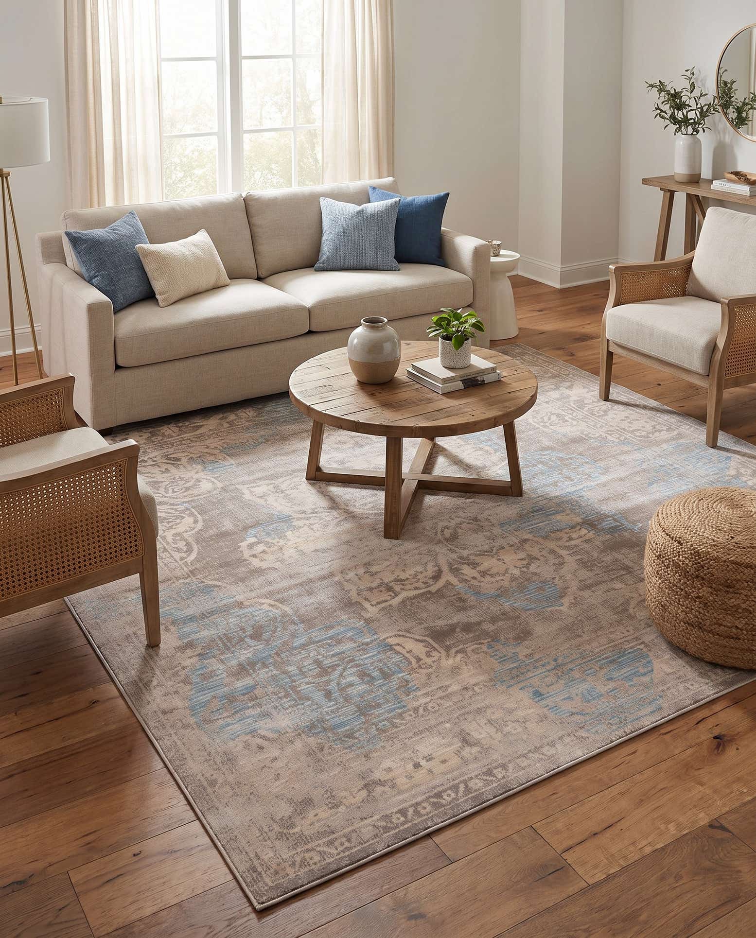 8' x 8' Victoria Square Rug
