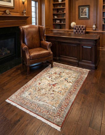 3' 6 x 5' 1 China Silk Rug