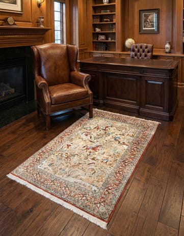 3' 6 x 5' 1 China Silk Rug